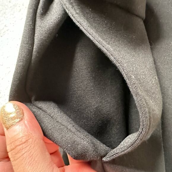 VENUS Black Wrap-Style Jumpsuit with Tapered Legs - Picture 8 of 8